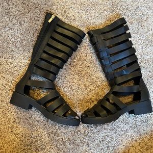 Forever 21 caged gladiator sandals